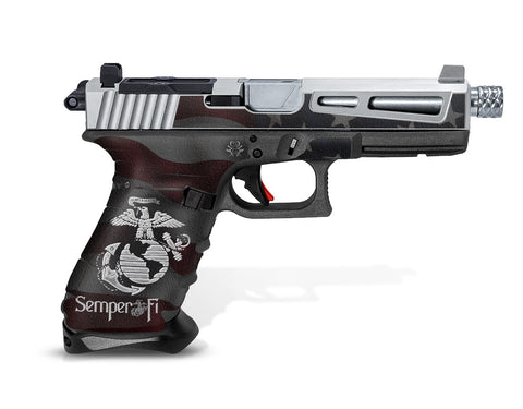 Glock 31 Gen 3 Grip-Tape Grips - Semper Fi