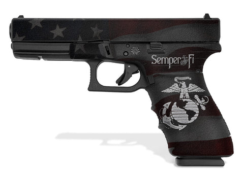 Glock 20 Gen 4 Decal Grip - Semper Fi