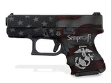 Glock 26 Decal Grip - Semper Fi