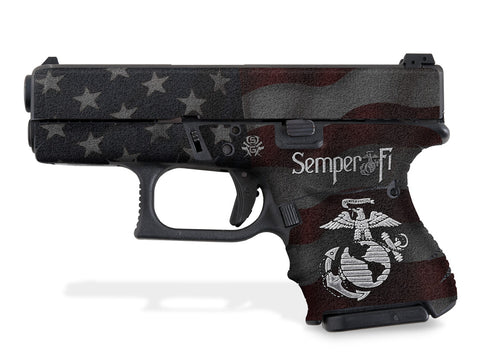 Glock 27 Decal Grip - Semper Fi