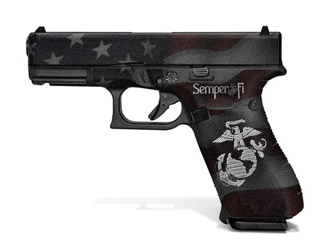 Glock 45 Decal Grip - Semper Fi