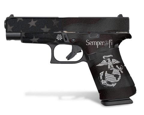 Glock 48 Decal Grip - Semper Fi