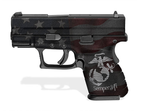 Springfield XD 3" Sub-Compact Decal Grips - Semper Fi