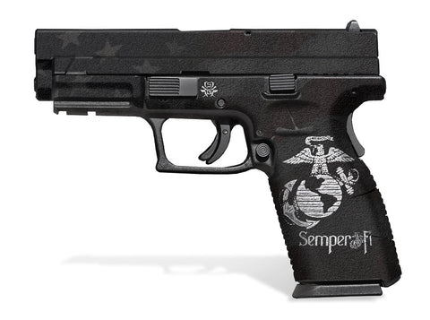 Springfield XD 4" Decal Grip (9mm/.40) - Semper Fi