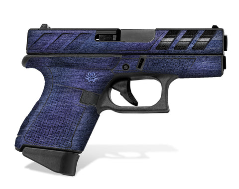 Purple-Blue SGX design on Glock 43