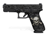 Glock 17 Gen 5 Decal Grip - Skull & Crossbones