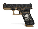 Glock 19X Decal Grip - Skull & Crossbones