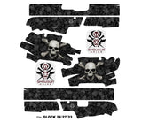 Glock 26 Decal Grip - Skull & Crossbones