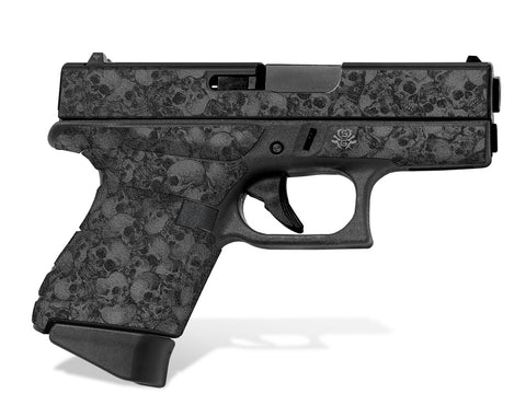 Glock 43 Decal Grip - Skull Collector