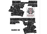 Glock 43 Decal Grip - Skull Collector