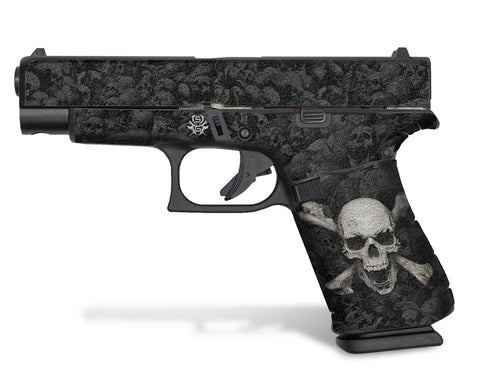 Glock 48 Decal Grip - Skull & Crossbones