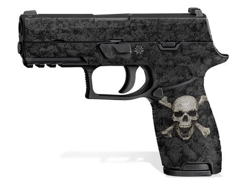 Decal Grip Sig P320 Compact / Carry - Skull & Crossbones