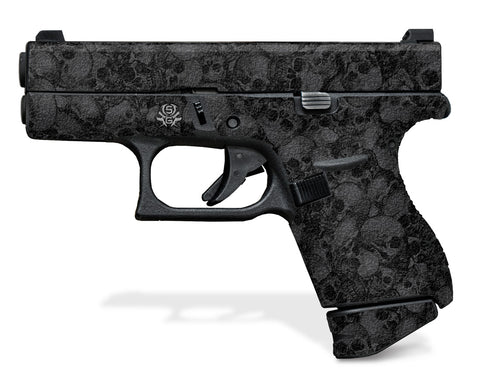 Glock 42 Decal Grip - Skull Collector
