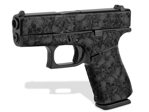 Glock 43X Decal Grip - Skull Collector
