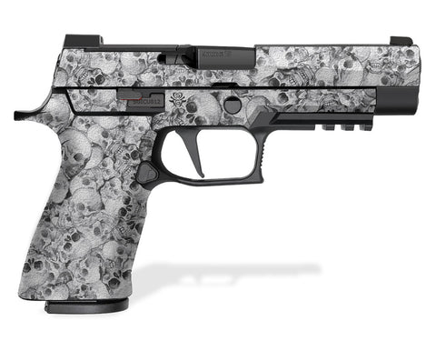 Sig P320 XFULL Decal Grip - Skull Collector