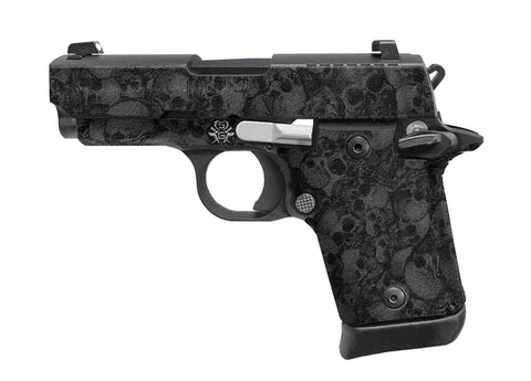 Sig Sauer P938 Decal Grip - Skull Collector