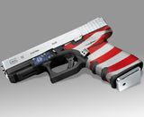 Glock 19 Gen 3 Decal Grip - Stars & Stripes