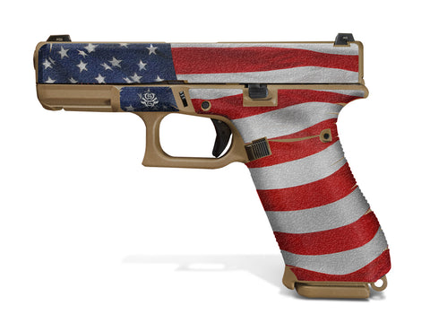 Glock 19X Decal Grip - Stars & Stripes