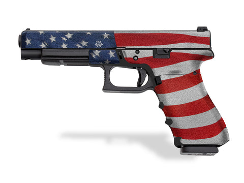 Glock 34 Decal Grip - Stars & Stripes