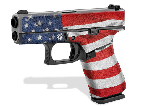 Glock 43X Decal Grip - Stars & Stripes