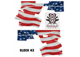 Glock 43 Decal Grip - Stars & Stripes