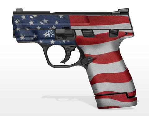 Decal Grip for S&W M&P 9mm/.40 Shield - Stars & Stripes