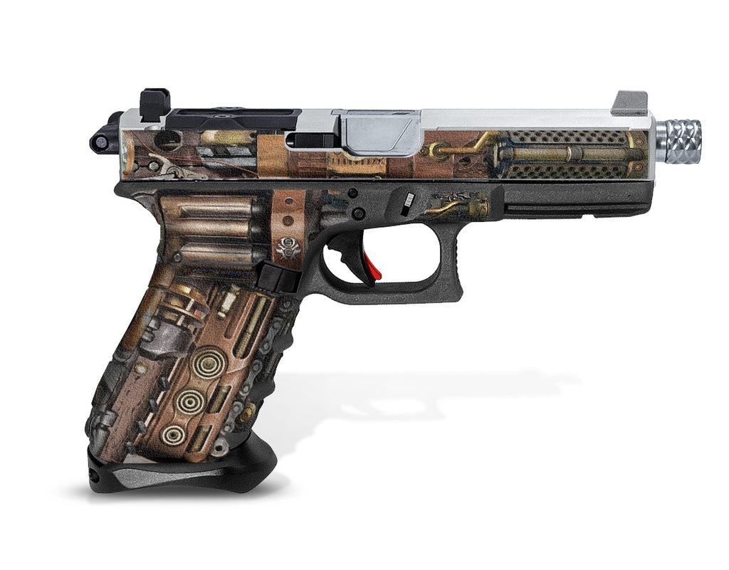 Steampunk Glock 17 – Showgun Decal Grips