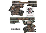 Glock 43 Decal Grip - Steampunk