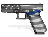 Glock 17 Gen 3 Decal Grip - Thin Blue Line