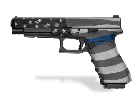 Glock 34 Decal Grip - Thin Blue Line