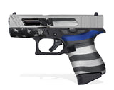 Glock 43 Decal Grip - Thin Blue Line