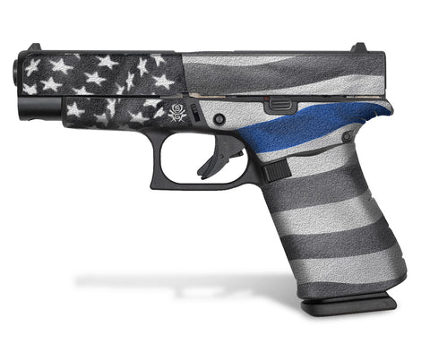 Glock 48 Decal Grip - Thin Blue Line