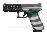 Glock 17 Gen 5 Decal Grip - Thin Green Line