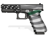 Glock 17 Gen 3 Decal Grip - Thin Green Line