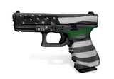 Glock 23 Gen 3 Decal Grip - Thin Green Line