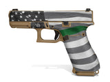 Glock 19X Decal Grip - Thin Green Line