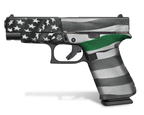 Glock 27 Decal Grip - Thin Green Line