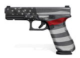 Glock 17 Gen 5 Decal Grip - Thin Red Line