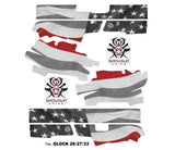 Glock 26 Decal Grip - Thin Red Line