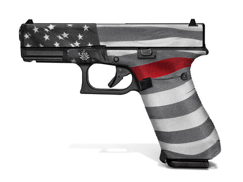 Glock 45 Decal Grip - Thin Red Line