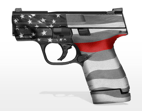 Decal Grip for S&W M&P 9mm/.40 Shield - Thin Red Line
