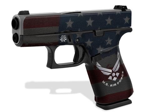Glock 43X Decal Grip - US Air Force