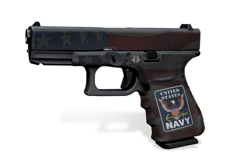 Glock 19 Gen3 Decal Grip - US NAVY