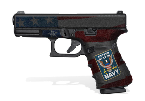 Glock 19 Gen 4 Decal Grip - US NAVY