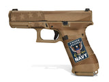 Glock 19X Decal Grip - NAVY