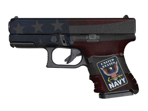 Glock 29SF Decal Grip - U.S. Navy