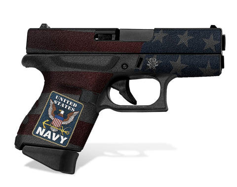 Glock 43 Decal Grip - US Navy