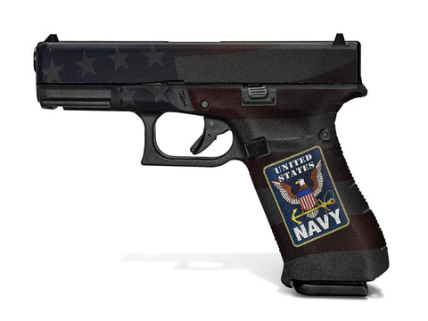 Glock 45 Decal Grip - NAVY