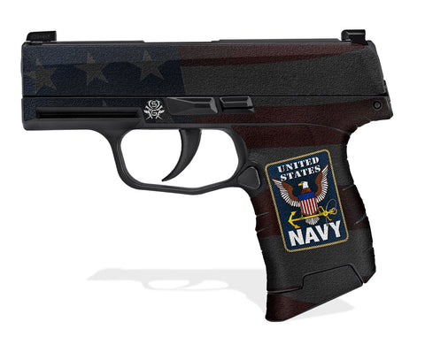 Sig P365 Micro-Compact Decal Grip - US Navy