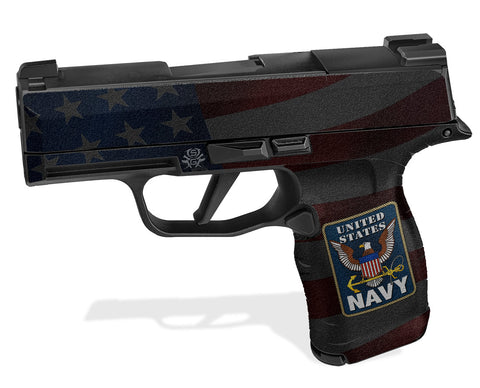US Navy Sig P365X Decal Grip